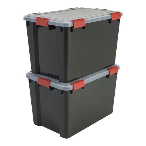 "Wasserdichte Box AT-LD BkR/C/D, schwarz, 70 Liter, 2er Set image"