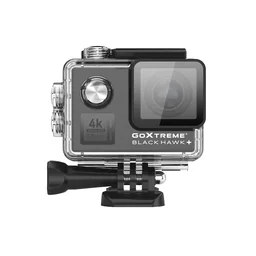 Actioncam Black Hawk+ 4K Ultra HD, 170° Weitwinkel, Wasserfest bis 60m, 12MP Sen