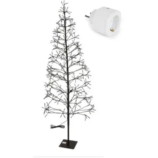 "Smart Weihnachtsbaum - 400LED - 180cm MIT Perel Smart Home Wifi Stecker image"