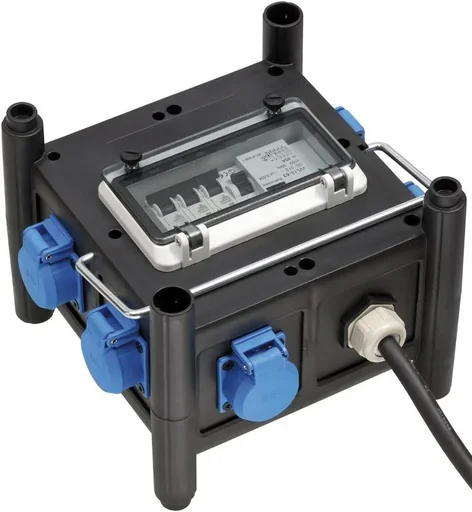 "Kompakter Gummi-Stromverteiler BSV 3 FI/16-7 IP44 image"