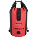 Wasserdichter Rucksack Tasche Beutel Packsack mit Handybeutel 20L Rot