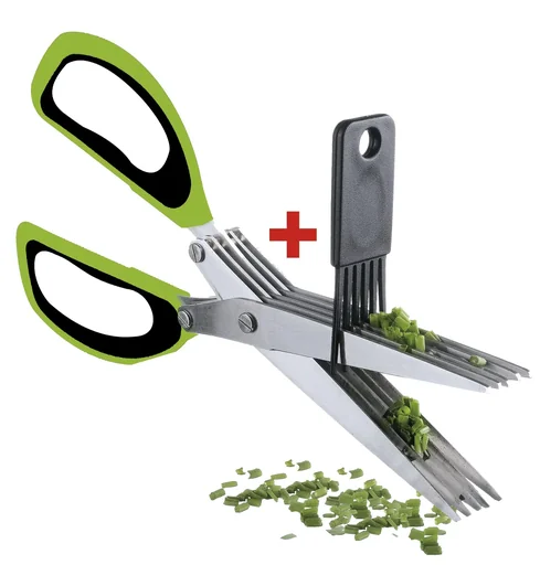"Kräuterschere + Reinigungspinsel GRATIS image"