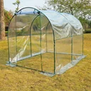 Gewächshaus 2,5x2x2m Foliengewächshaus Transparent