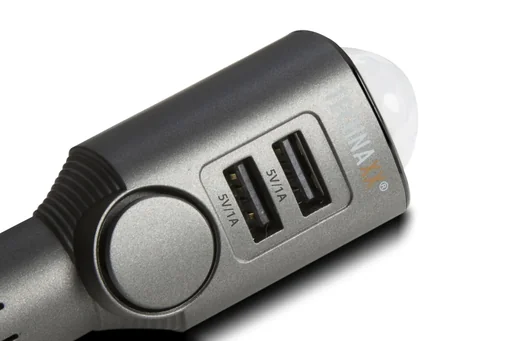 "Autoalarm mit PIR Sensor und 2 USB Ladeanschlüssen image"