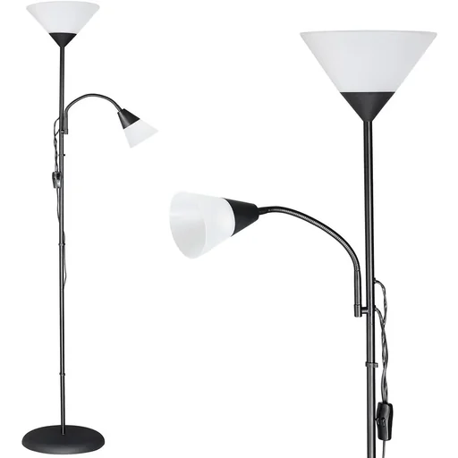 "Stehlampe Alissa schwarz 28 x 175cm image"
