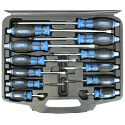 12-piece through-handle screwdriver set