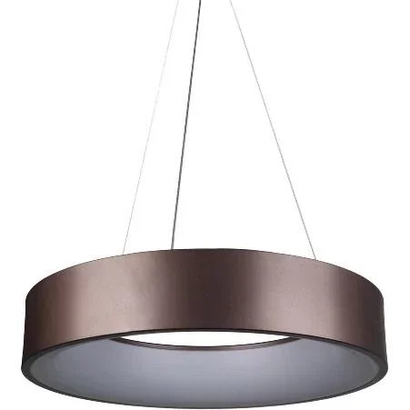 "VT-25-1D Dimmbare Design-Hängeleuchte mit integrierter LED - 20W - 3000K - 1500Lm - Dimmbar - Braun / Kaffee image"