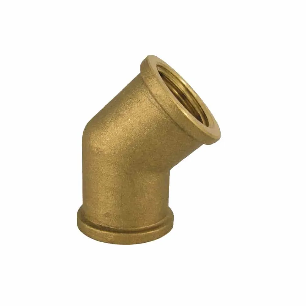"Messing Winkel 45 Grad, Gewindefitting 3/4 Zoll IG, Winkel Fitting image"