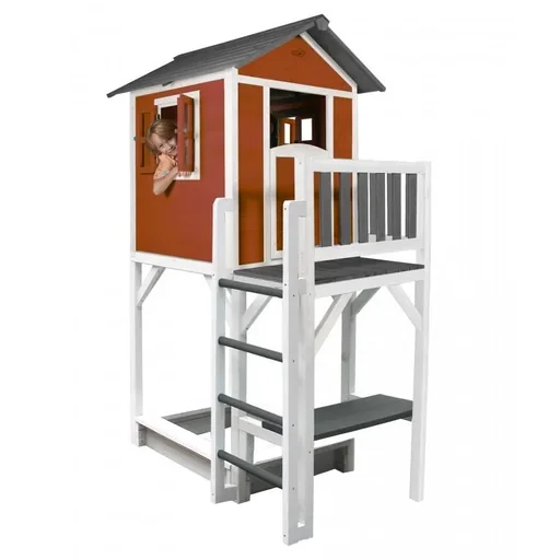 "Lodge XXL PLUS Spielhaus (Skandinavisches Rot) image"