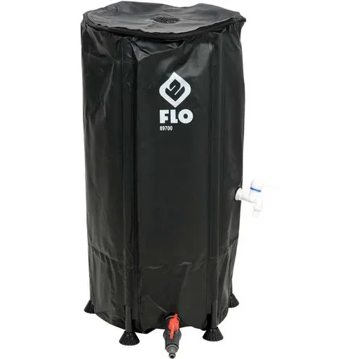 "NL Zusammenklappbare Regentonne - 100L - PVC - 40 x 40 x 78 cm image"