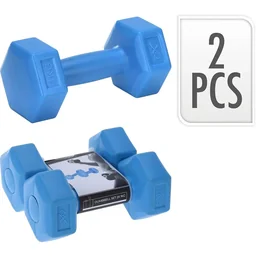 2 Stück Kurzhanteln - 2x 1KG - Blau