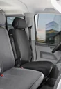 Passform Sitzbezüge VW T5 für Doppelbank vorne umlegbar aus Stoff ab BJ 09/2009 bis heute
