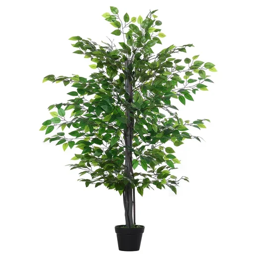 "Künstlicher Banyan Baum Dekoration Massivholz Kunstbaum Innensimulation Baumdekoration Wohnzimmer 20 x 145 cm image"