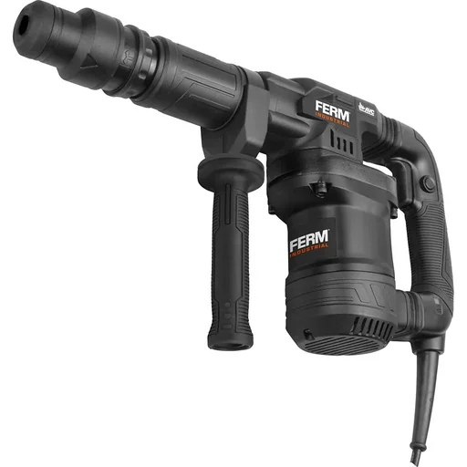 "HDM1040P Abbruchhammer 1200W - 6kg - 12 Stufen - Soft Griff - Seitengriff - Mit 2 SDS-max Werkzeugköpfen und Aufbewahrun image"