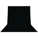 Studio-Hintergrund KN-BD36B 295 x 595 cm Schwarz