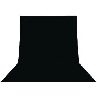 "Studio-Hintergrund KN-BD36B 295 x 595 cm Schwarz image"