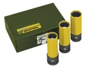 Impact Steckschlüsselsatz 1/2", 85mm lang (3-teilig - 17, 19, 21 mm)