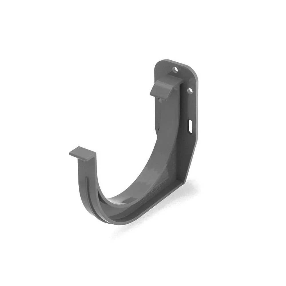 "Rinnenhalter graphit, Regenrinnenhalter, Dachrinne 75 mm image"