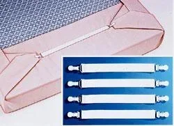 Bed sheet suspenders - 4-piece set
