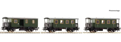 "3er Set Lokalbahnwagen Deutsche Bundesbahn image"
