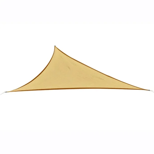 "Sonnensegel (6x6x6 m) Dreiecke Sand HDPE - atmungsaktiv image"