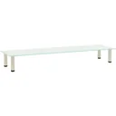 TV-Schrank 140x35x17 cm gehärtetes Glas matt