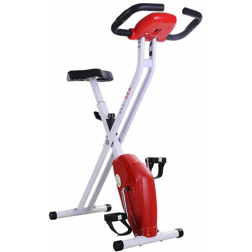 "Heimtrainer Ergometer Fitnessfahrrad klappbar Stahl image"