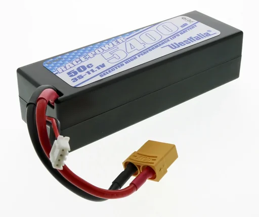 "LiPo Akku Power Racing im Hardcase, 3S 11,1V, 5.400 mAh, 50C, XT90 Stecker image"