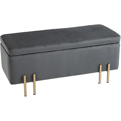 "Elegantes Sofa mit Stauraum, dunkelgrau image"