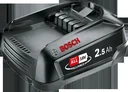 Akkupack 18 Volt Lithium-Ionen, PBA 18V-2.5Ah W-B ,