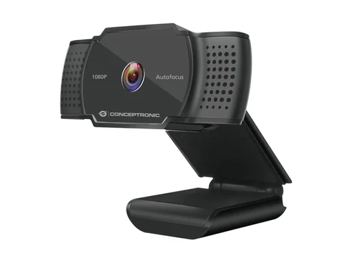 "Webcam AMDIS 1080P(2K über Sof) AF (Web+Mic.)sw image"