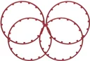 Rim Ringz Felgenring, 16 Zoll, Farbe rot