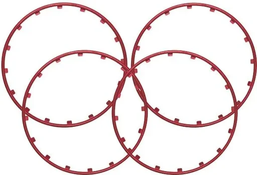 "Rim Ringz Felgenring, 16 Zoll, Farbe rot image"