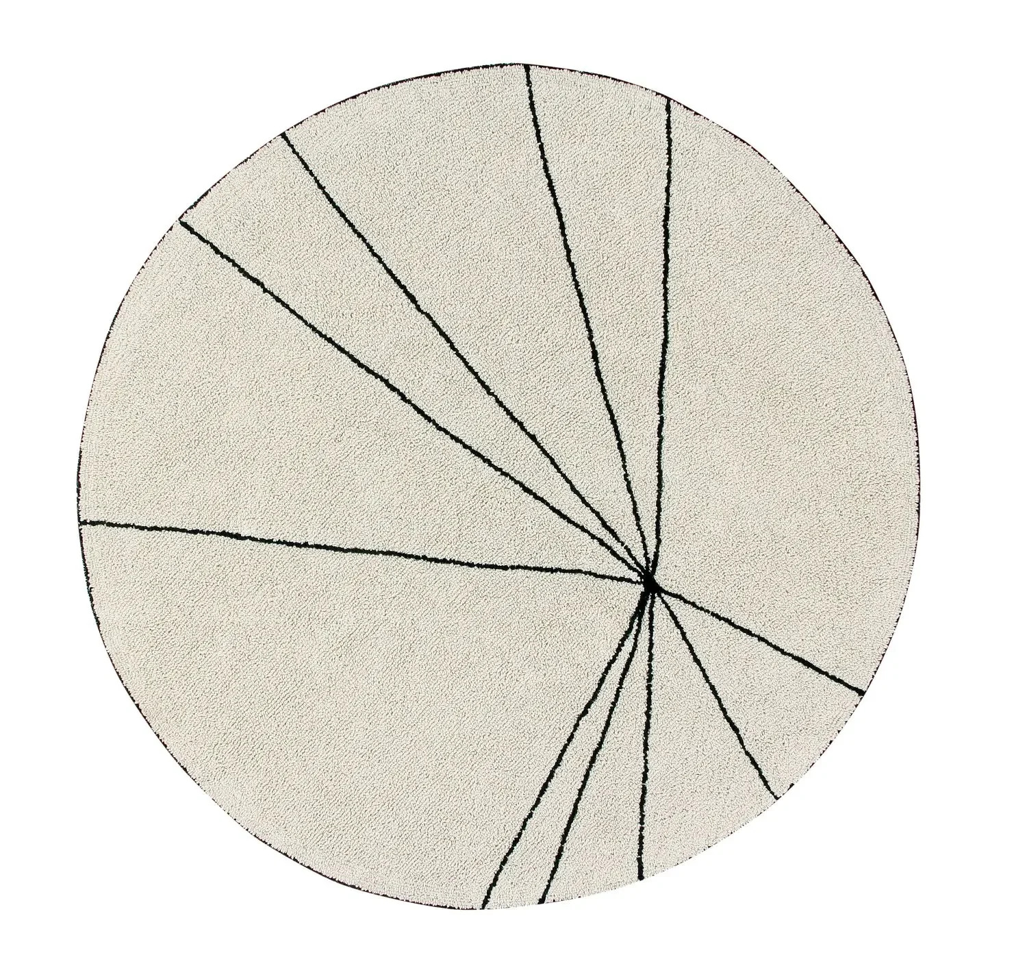 "Lorena Canals Waschbarer Teppich - Trace Beige, 160 cm image"
