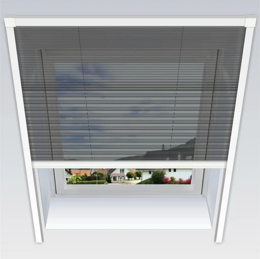 "Uno-Insektenschutz-Plissee, 134 x 160 cm für Dachfenster image"