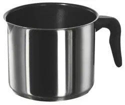 "Edelstahl Milchtopf Antihaftbeschichtung, mit Ausguss, 14 cm image"