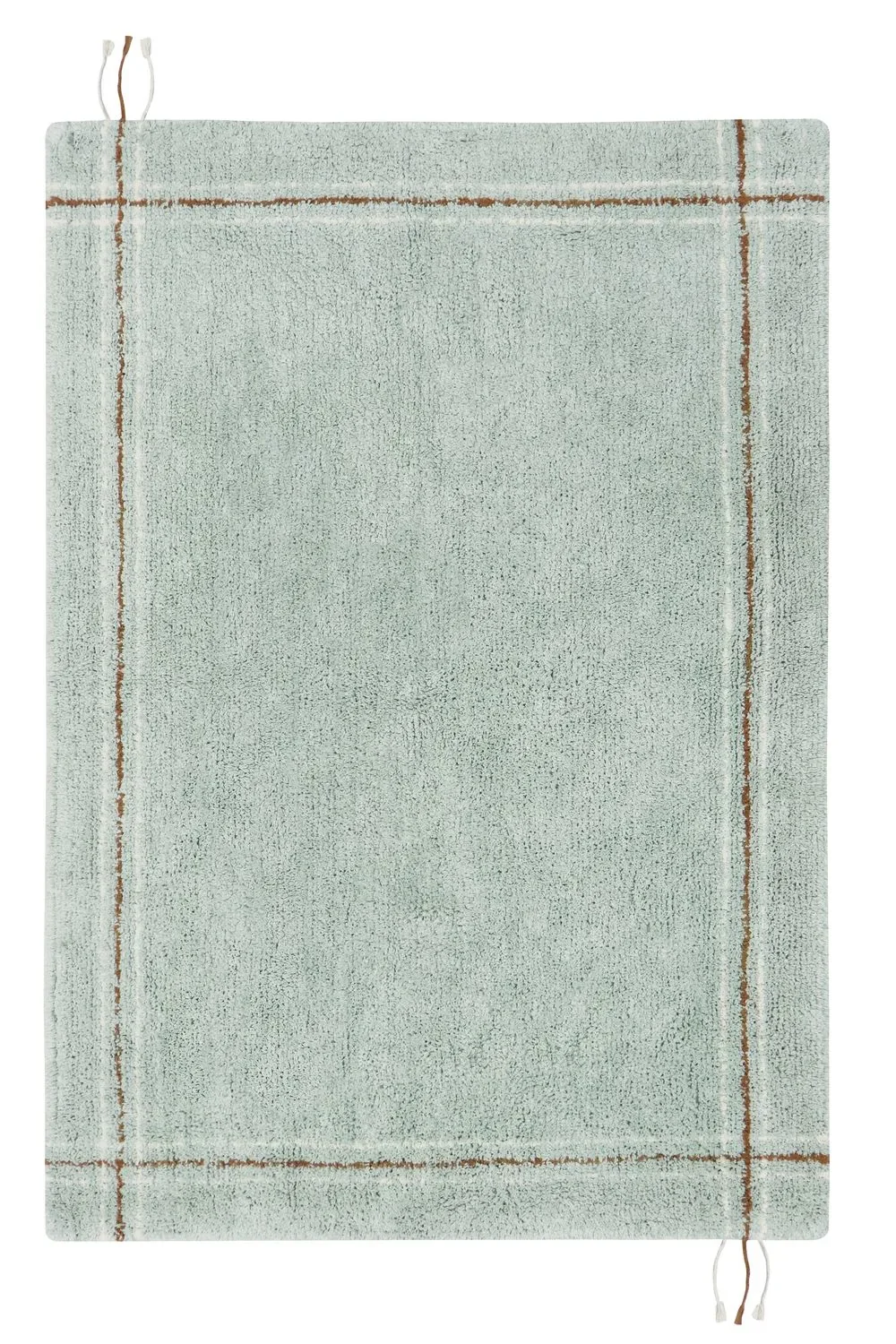 "Lorena Canals Waschbarer Teppich - Cuisine, Blue Sage image"