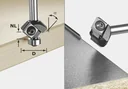 Wepla-Fasefräser S8 HW 45° D27 12 x 12 KL