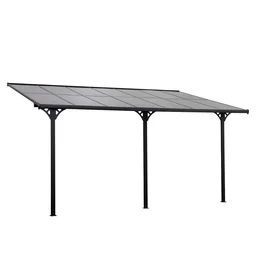 Pergola Pavillon 4 x 3 m Gartenpavillon Überdachung Zelt 225-270 cm höhenverstel