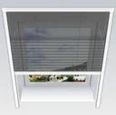 Uno-Insektenschutz-Plissee, 114 x 160 cm für Dachfenster