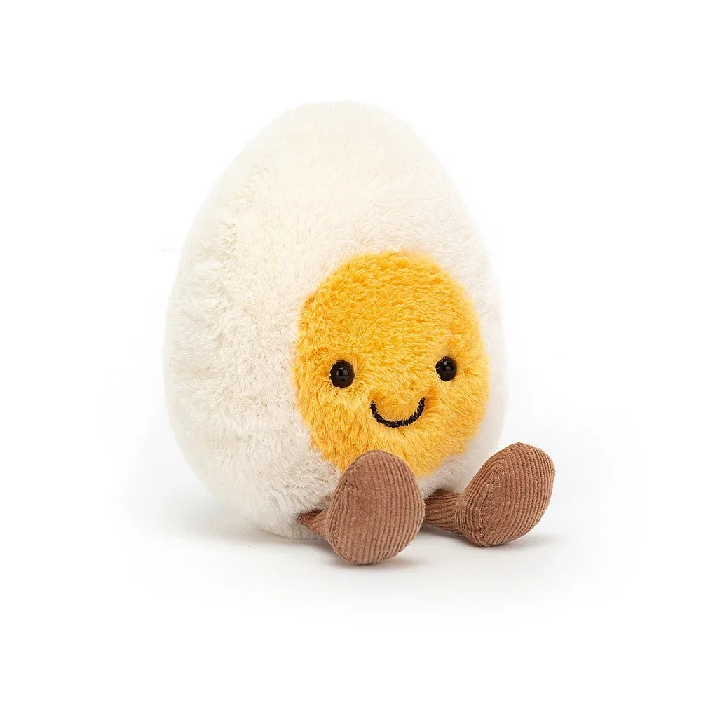 "Jellycat Kuscheltier, Plüschtier, Stofftier - Amuseable Happy Boiled Egg, 14x8 cm image"