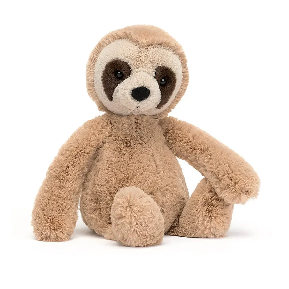 "Jellycat Kuscheltier, Plüschtier, Stofftier - Bashful Sloth, 28 x 12 cm image"