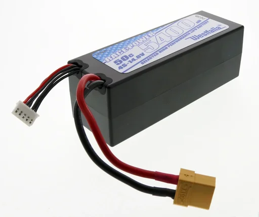 "LiPo Akku Power Racing im Hardcase, 4S 14,8V, 5.400 mAh, 50C, XT90 Stecker image"