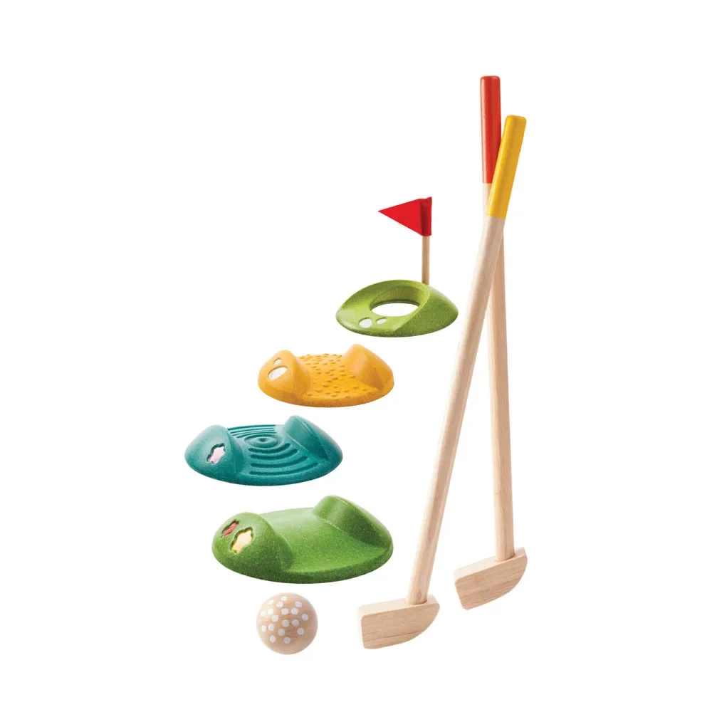 "Plan Toys Minigolf-Set Holz image"