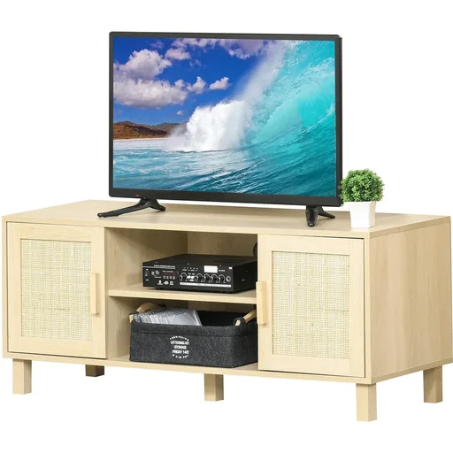 "Fernsehschrank mit Rattanoptik natur image"