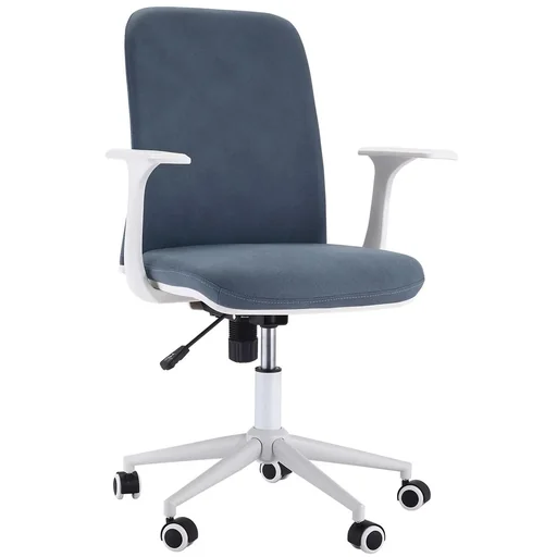 "Bürostuhl mit Wippenfunktion Home-Office-Stuhl höhenverstellbarer Schreibtischstuhl ergonomisch 360°-Drehräder Schaumsto image"
