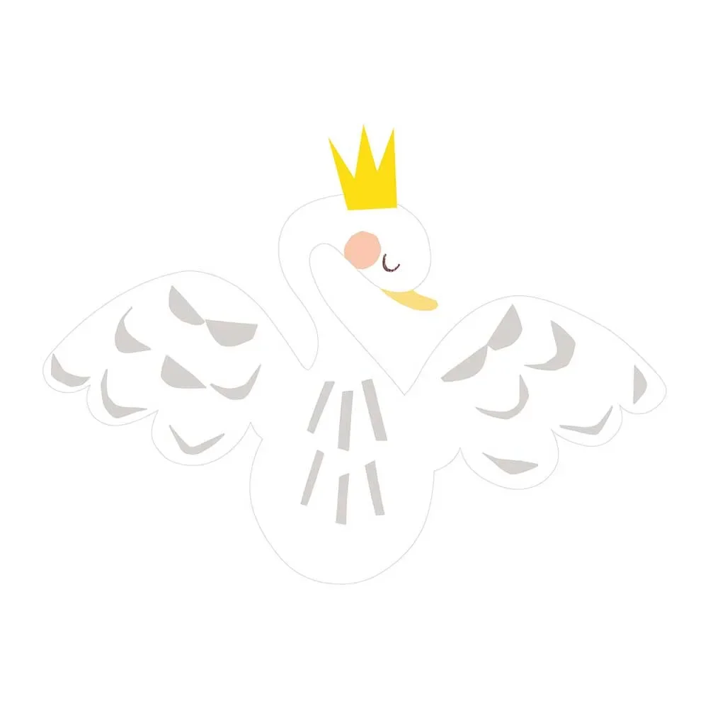 "Lilipinso Wandsticker XL Schwan mit Krone image"