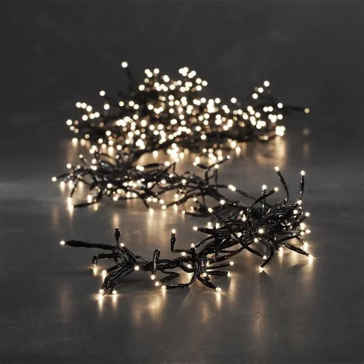 "LED Lichtkette Cluster Warm-weiss 1000 stuks 25 meter image"