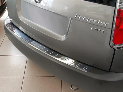 "Ladekantenschutz Skoda Roomster Baujahr 2006-2012/ Edelstahl image"