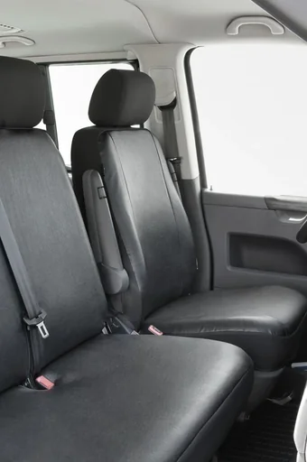 "Passform Sitzbezüge für VW T4 für Einzelsitz vorne aus Kunstleder ab Baujahr 10/1998 bis 03/2003 image"